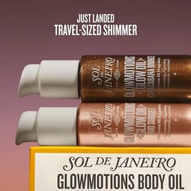 Sol de Janeiro Glowmotions, Set de Aceites Corporales Brillantes, Rio Sunset y Copacabana Bronze, Tamaño viajero 30ml Edición Limitada