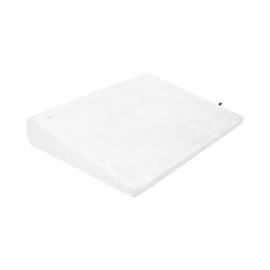 KIKKA BOO MEMORY FOAM COT WEDGE GREY VELVET