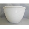 Landmark Plastics 12" WHITE Plastic Hanging Baskets {Set of 10}