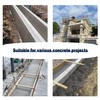 5PCS Flat Steel Stakes for Concrete Forms - 15.7 x