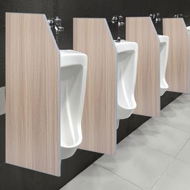 Urinal Partition,3 PCS Wall-mounted Urinal Screen Toilet Partition,Men's Urinal Privacy Screen Divider Partition for Hotel/Schools/Kindergartens/Shopping Malls/Public Places