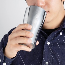 Wahei Freiz ME-7243 Tsubamesanjo Machikouba Stainless Steel Tumbler, Made in Japan, 13.5 fl oz (400 ml), Metalworking Town, Niigata