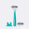Flamingo Moisture Plus Razor Set with 2 Blade Cartridges &