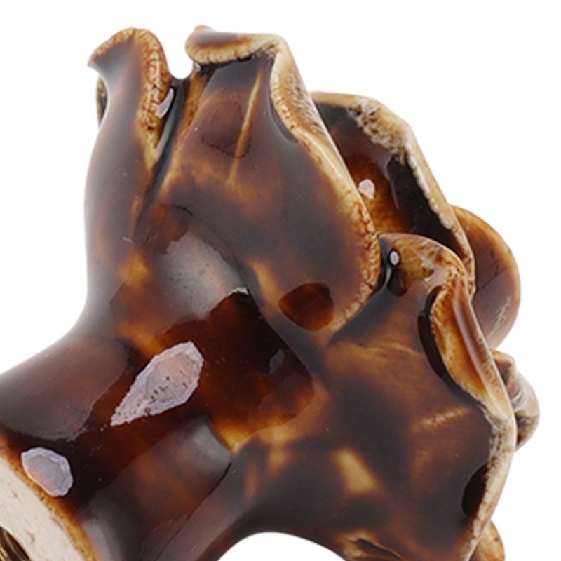 6Pcs Cabinet Knob Rose Flower Shape Delicate Ceramic Knob for