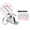 Bimini Top Deck Hinge with Quick Release pin, Bimini Top
