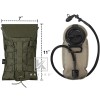 KRYDEX Tactical Hydration Carrier MOLLE Pack 1.5L Water Bladder for