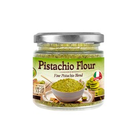 Sanniti Pistachio Flour, 3.5 oz – Fine Pistachio Blend for Baking & Cooking – 100% Pure Pistachios – Product of Italy