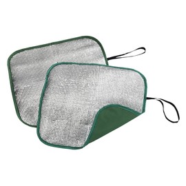 Maximex Thermal Seat Cushion Set of 2, Insulating Thermal Seat Cushions for Travel, Perfect Companion for On the Go, Protects Against Moisture and Cold, Folds to Pocket Size, Each 35 x 35 cm