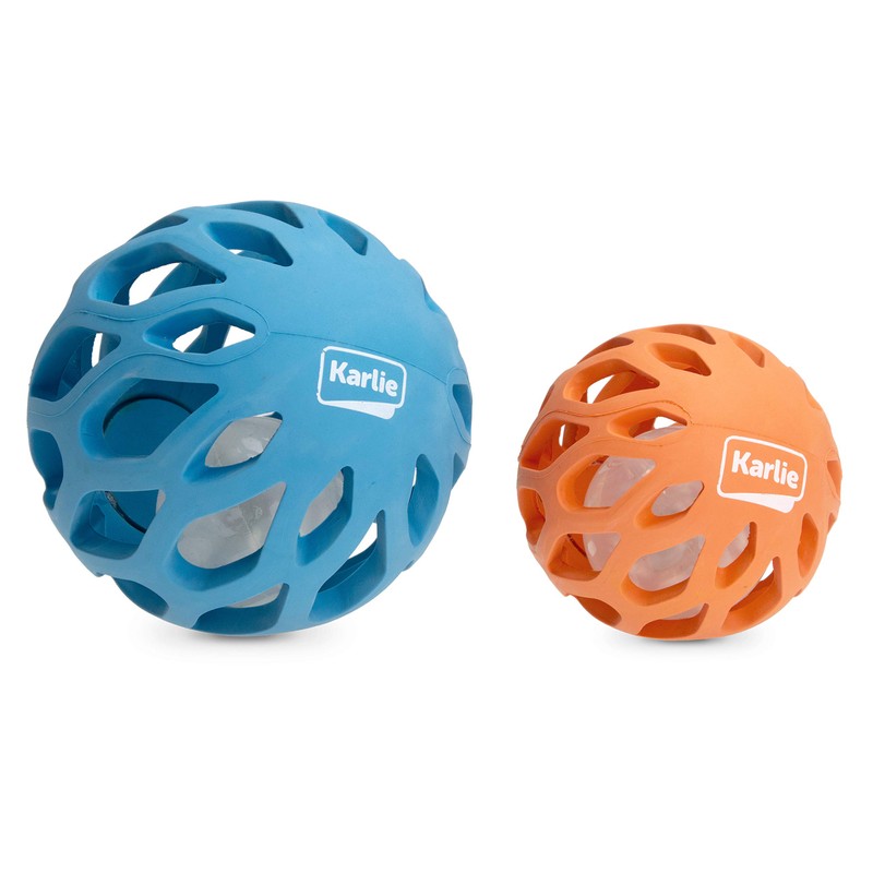 Karlie Mesh Ball with TPR LED Light Ball Diameter 11.5