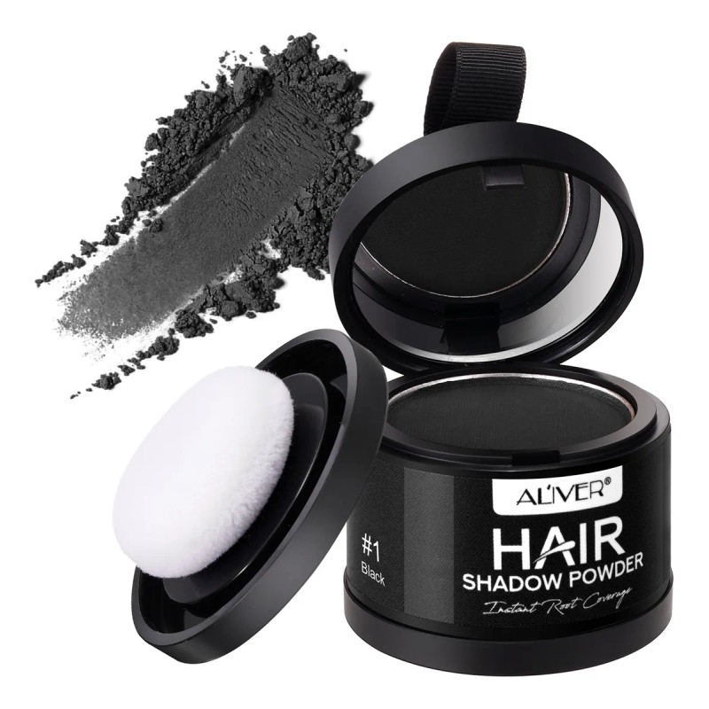 Polvo Para Volumen Cabello Maquillaje Fibra Capilar Cubre Ra