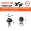 Retro-Motive Body Bolts & U-nut Clips for Ford Truck- M6-1.0