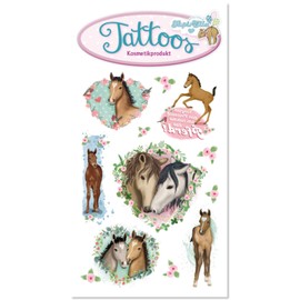 Lutz Mauder 44680 Horse Tattoo Set Horse Pony Tattoos Children's Tattoo Children's Birthday Party Bags