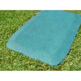 KIDWISE 1.5 Inch Fanny Pads - Blue Rubber Wear Mats (Set of 2)