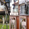 EN131 13 Step 12.5 FT/3.8M Telescoping Multi-Ladder Aluminum Extension Soft