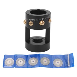 KIMISS Tungsten Sharpener, Tungsten Electrode Sharpener Grinder Multi-Angle Welding Electrode Grinding Tool for Rotary Tools with 3/4-12 Thread, Tungsten Grinding Machine