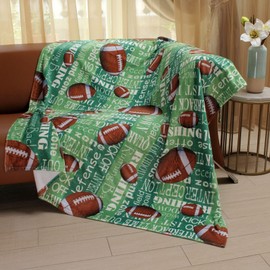 Passion for Football Collection 56”x60” Printed Throw Blanket