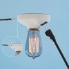 3-in-1 Light Socket Adapter with USB (5V/2A) & Outlet -