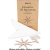 BRUBAKER 60 cm Christmas Star for Indoor Use - LED