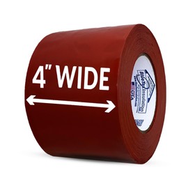 BlueTex Insulationㅤ– Made in USA - Extra Wide 4” Stucco/Painters Tape. 4” x 60 Yards. 30 Day Removal – NO Residue, NO Splitting on Removal - Professional Grade Polyethylene Tape (PE Tape)