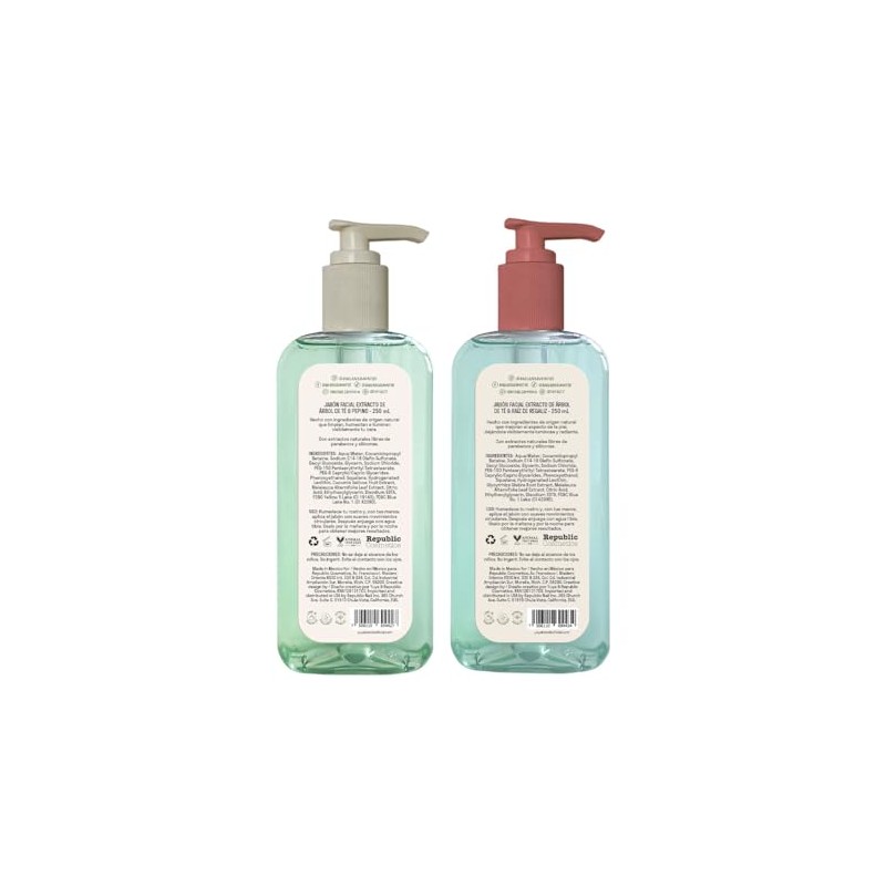 Yuya - 2 pack jabón limpiador facial