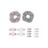 NAME IT Girl's NKFACC-Rora Hair Set, Silver Colour/Pack: Set, One