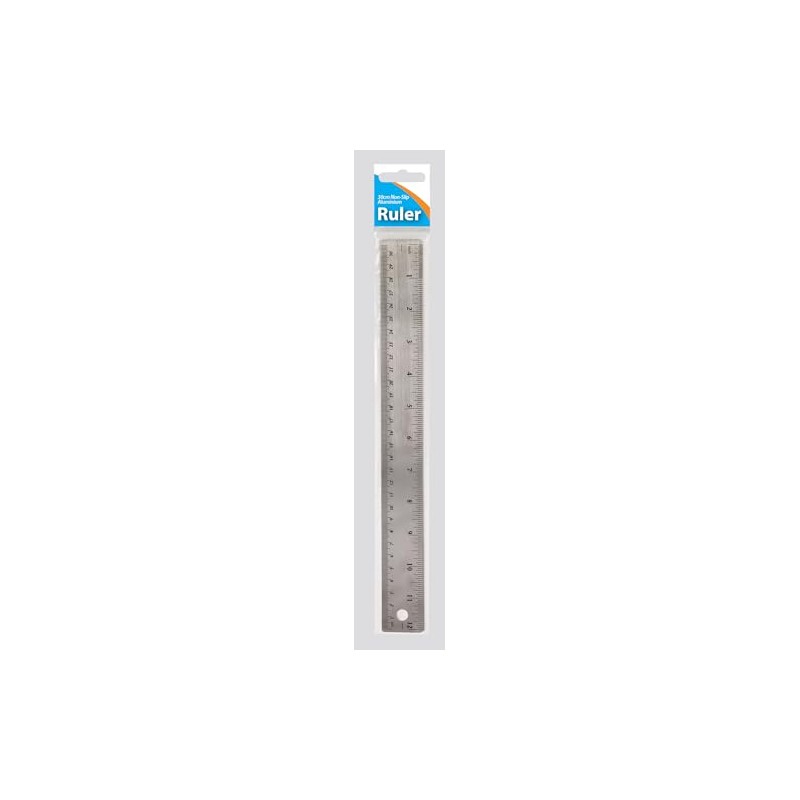 Stainless Steel Ruler, 12 Inch/30 cm, Metal Measuring Kit