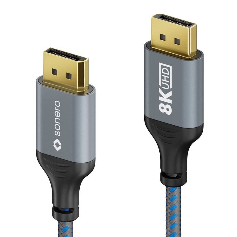 Sonero® 8K DisplayPort-Kabel 1.4, DisplayPort Stecker auf DisplayPort Stecker, 8K