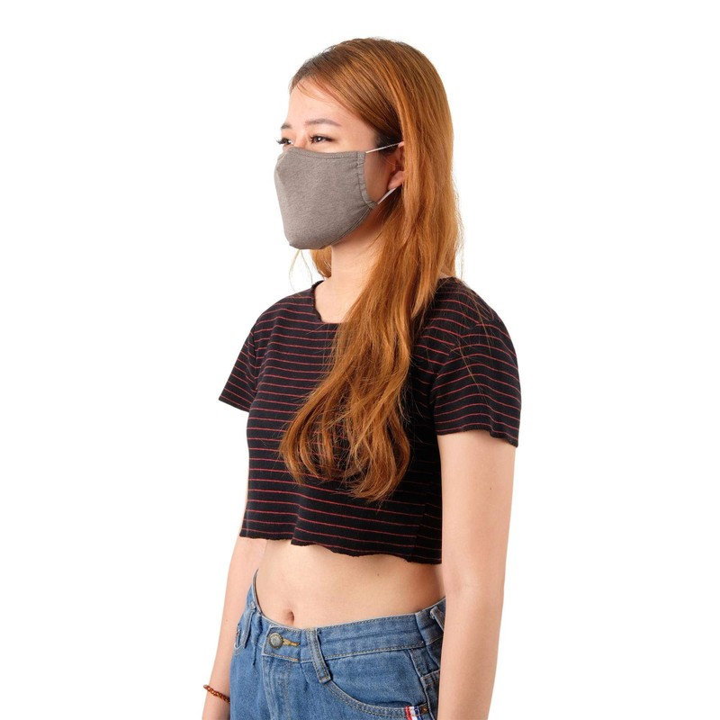 Lofbaz Fabric Mask Cotton Washable Reusable (River Stone - Pack