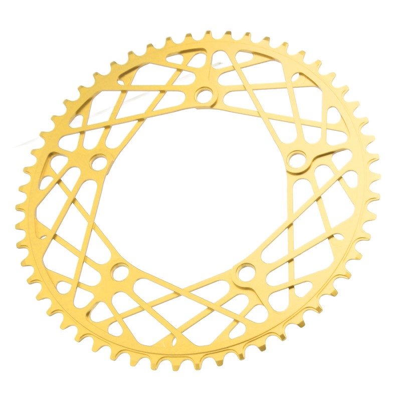 Bike Chainring 54T Aluminum Alloy High Strength Lightweight Anodized Folding