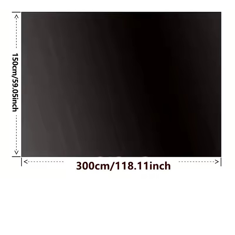95-98% Blackout Self-Adhesive Window Curtain Cloth Shade