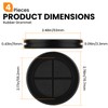 Firewall Rubber Grommets 2-1/8" ID 2-1/2" Drill Hole Double-Sided Hole