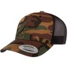 Yupoong Classics Retro Trucker Camo Cap - Green Camo -