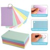 600 x Flash Cards with Binder Ring, Revision Cards, Punched