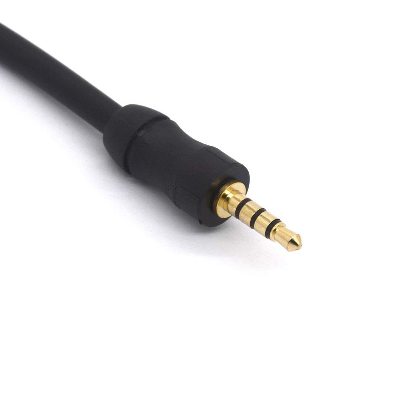 Tomost 3.5mm Headphone Microphone Splitter, 3.5 TRRS Audio Microphone Y