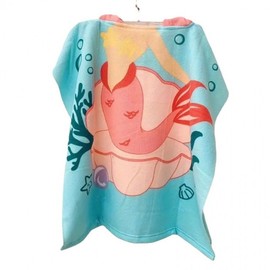 Kids Character Hooded Beach Robe / Swim Bath Towel BB79 Crocodile - Heat Transfer Print 5ea