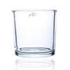 Glasvase HEAVY Windlicht Kerzenglas Vase Glas Tischvase Zylinder, 14 cm
