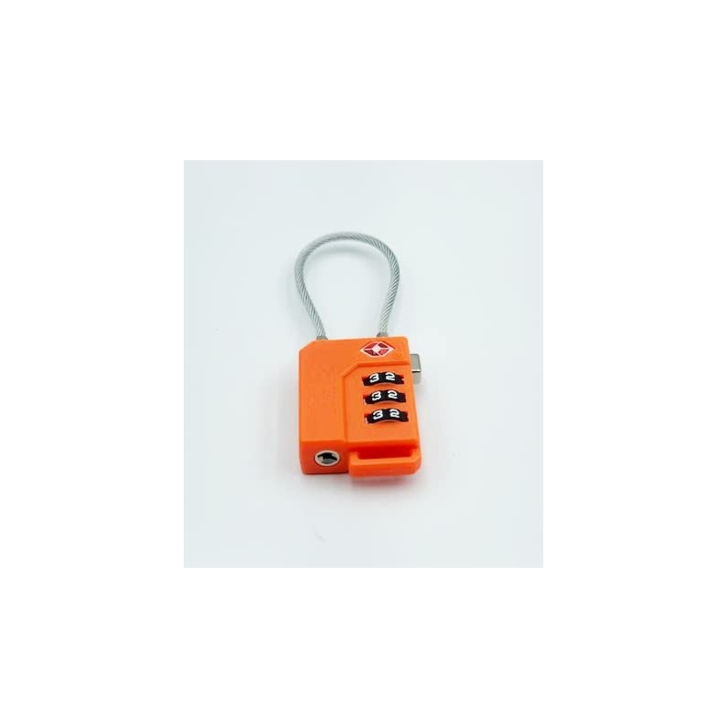 INEWTECK Orange 3 Digit TSA Security Combination Lock, for Luggage,