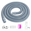 8.2Ft Washing Machine Extension Hose Kit, Universal Drain Hose, Extension