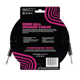 Ernie Ball - Cable para altavoces, recto/recto, 0,91 m