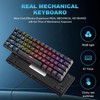 Gaozen 60% Wired Mechanical Gaming Keyboard RGB Backlit Anti-Ghosting Compact