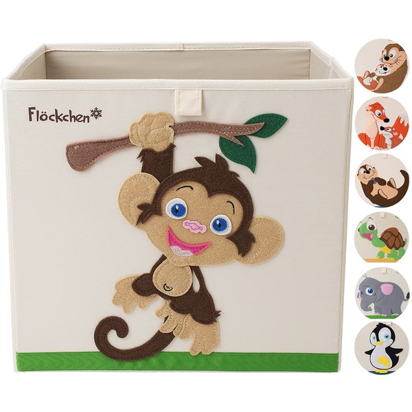 Flöckchen Children's storage box, toy box for children's room, toy