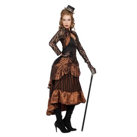 Shoperama Steampunk Victoria ladies' costume dress, Burning Man dress, Victorian Industrial dress, 46