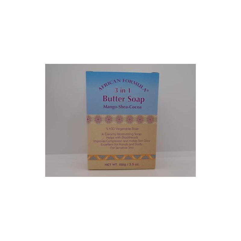 African Formula 3 in 1 Butter Soap: Mango, Shea, Cocoa