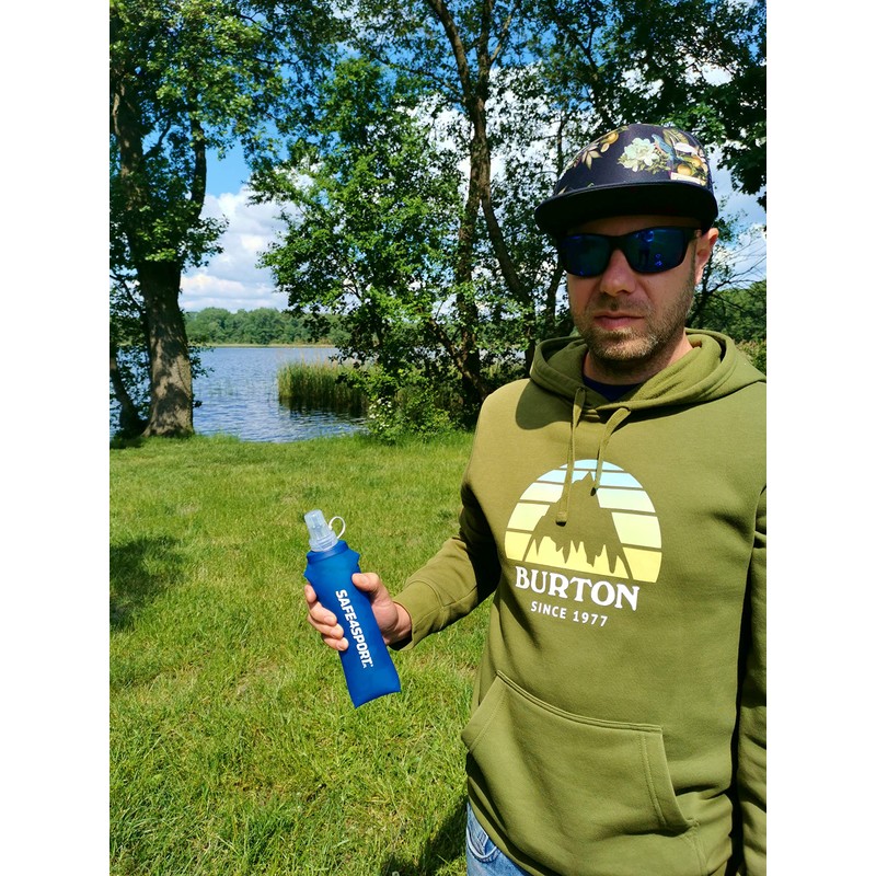 Safe4sport Bleu, Soft Flask 500 ml Unisex Adult, 500 ml