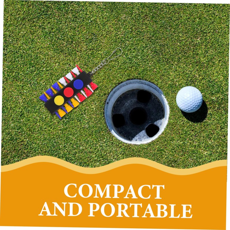KOMBIUDA Golf Ball Nail Stand Golf Tee Dispenser Golf Accessory
