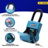 ShurLok SL-600W Numbered Key Storage Combination Lock Box, Blue