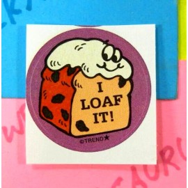 Trend Retro Raisin Bread Scented I Loaf It Scratch & Sniff Sticker