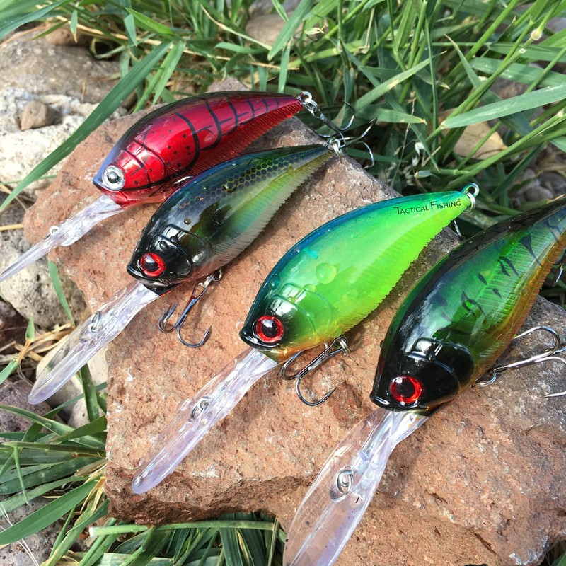 TACTICAL FISHING 4 Piezas - Kit de Curricanes 12.5cm 20.5g