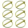 6 Pcs of Lynch Pin Assortment (1/4”x1-3/4”) for Trucks, Tractors,