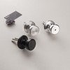 STARPY Black Door Knobs, Pismo Door Knob with Lock, Privacy